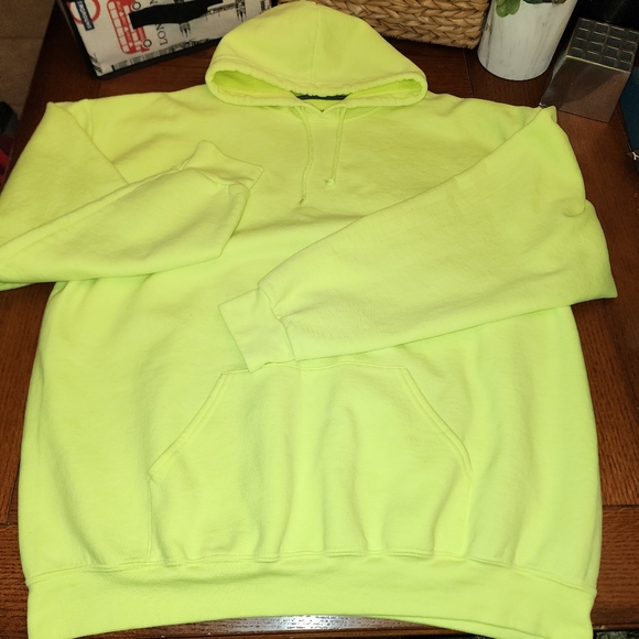 Fluorescent Pullover Hoodie - Size 2XL - Picture 1 of 9